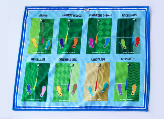 Birdie Microfiber Golf Towel - Design 1