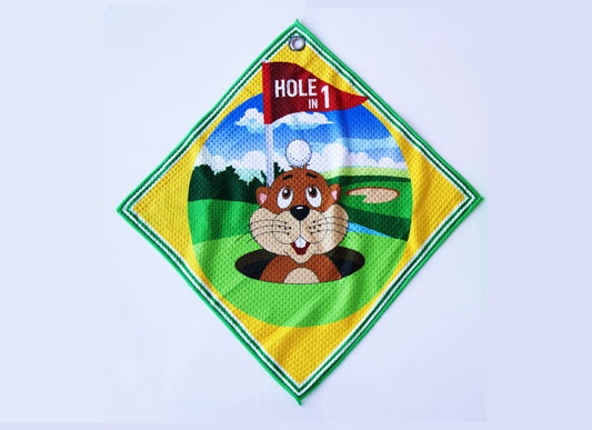 Hole-in-One Microfiber Golf Towel
