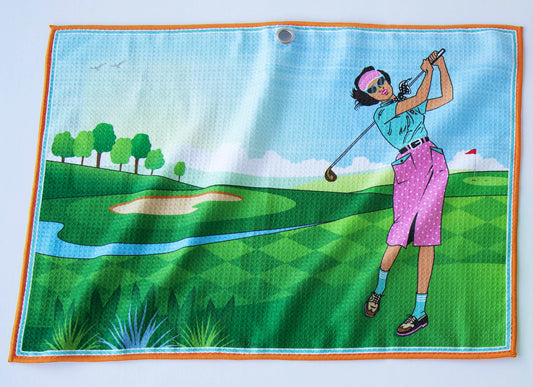 Ladies Microfiber Golf Towel